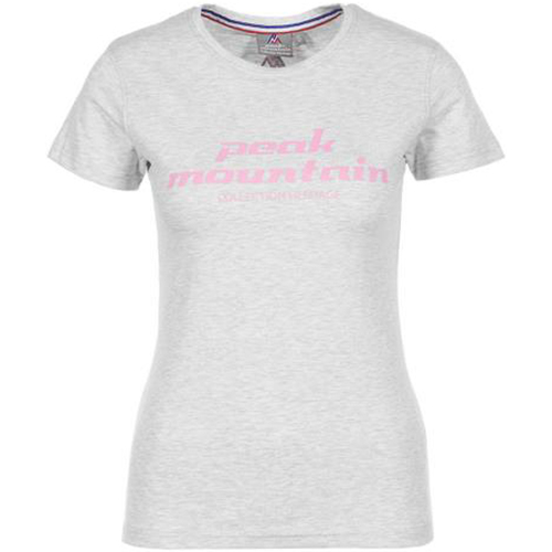 Kleidung Damen T-Shirts Peak Mountain T-shirt manches courtes femme ACOSMO Grau