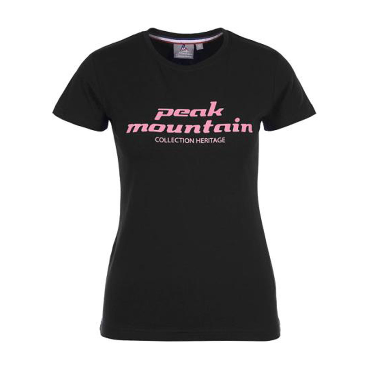 Kleidung Damen T-Shirts Peak Mountain T-shirt manches courtes femme ACOSMO Schwarz