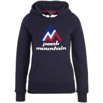 Kleidung Damen Sweatshirts Peak Mountain Sweat à capuche femme ADRIVER Marine