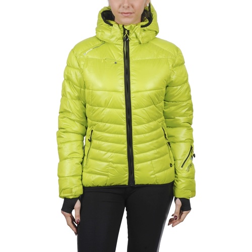 Kleidung Damen Daunenjacken Peak Mountain Doudoune de ski femme ALPINE Grün