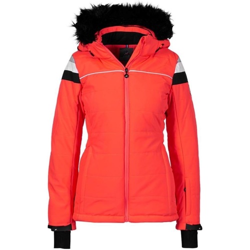 Kleidung Damen Daunenjacken Peak Mountain Doudoune de ski femme AMPION Orange