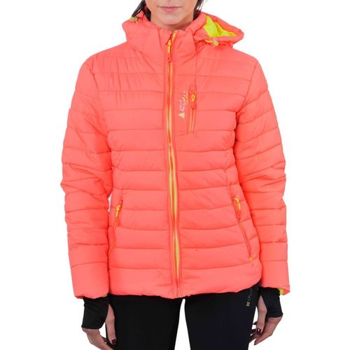 Kleidung Damen Daunenjacken Peak Mountain Doudoune de ski femme APTIS Orange