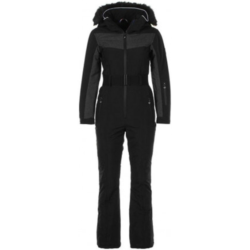 Kleidung Damen Overalls / Latzhosen Peak Mountain Combinaison de ski femme ARCFLO Schwarz
