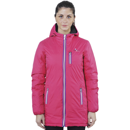 Kleidung Damen Daunenjacken Peak Mountain Doudoune longue réversible de ski femme AWILL Rosa