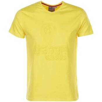 Kleidung Herren T-Shirts Degré Celsius T-shirt manches courtes homme CABOS Gelb
