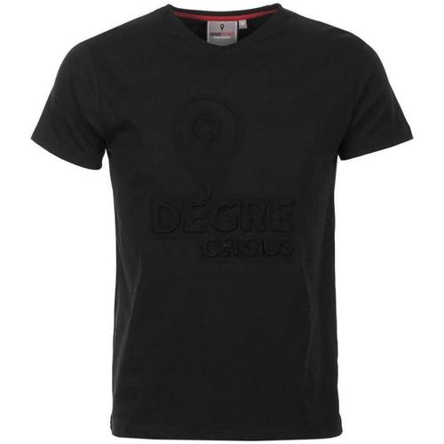 Kleidung Herren T-Shirts Degré Celsius T-shirt manches courtes homme CABOS Schwarz