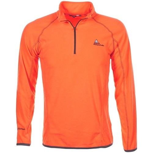 Kleidung Herren Fleecepullover Peak Mountain Sweat polaire homme CAFINE Orange