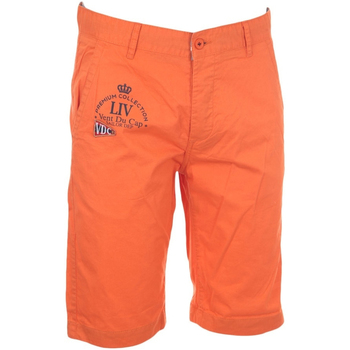 Kleidung Herren Shorts / Bermudas Vent Du Cap Bermuda homme CANARY Orange