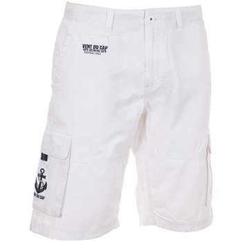 Kleidung Herren Shorts / Bermudas Vent Du Cap Bermuda homme CEBAY Weiss