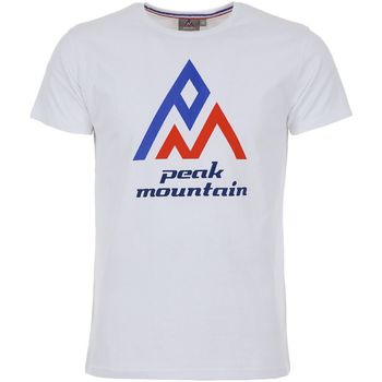 Kleidung Herren T-Shirts Peak Mountain T-shirt manches courtes homme CIMES Weiss
