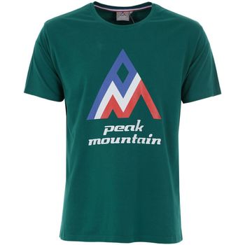 Kleidung Herren T-Shirts Peak Mountain T-shirt manches courtes homme CIMES Grün