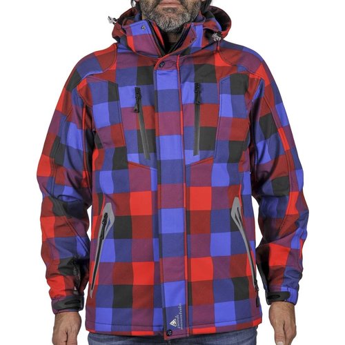 Kleidung Herren Jacken Peak Mountain Blouson de ski homme CINA Rot