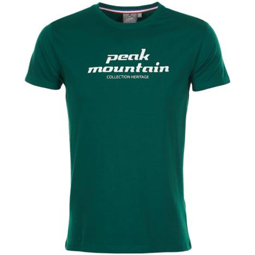 Kleidung Herren T-Shirts Peak Mountain T-shirt manches courtes homme COSMO Grün