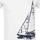 Kleidung Jungen T-Shirts Vent Du Cap T-shirt manches courtes garçon ECADRIO Weiss