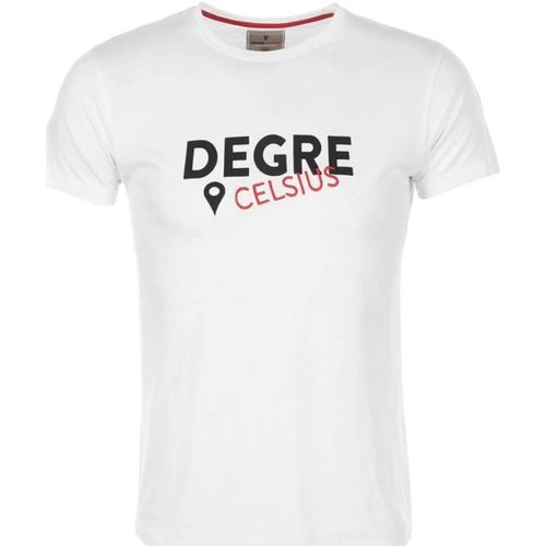 Kleidung Jungen T-Shirts Degré Celsius T-shirt manches courtes garçon ECALOGO Weiss