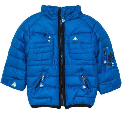 Kleidung Jungen Daunenjacken Peak Mountain Doudoune de ski garçon ECAPTI Blau