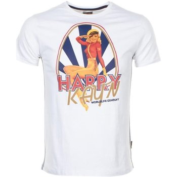 Kleidung Jungen T-Shirts Harry Kayn T-shirt manches courtes garçon ECELINUP Weiss