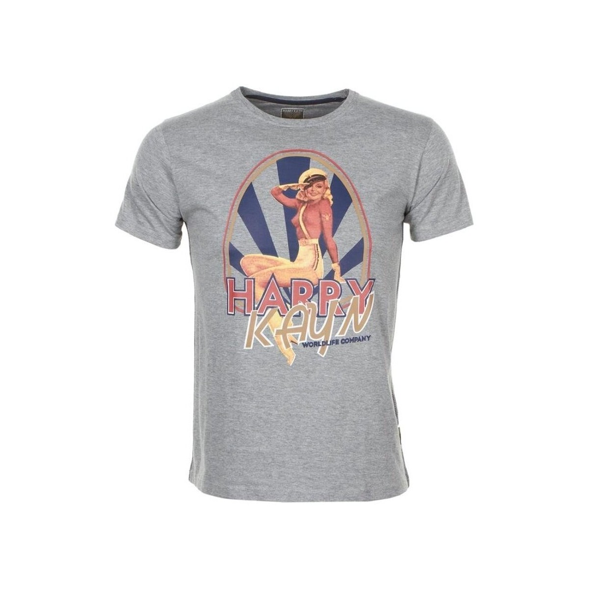 Kleidung Jungen T-Shirts Harry Kayn T-shirt manches courtes garçon ECELINUP Grau