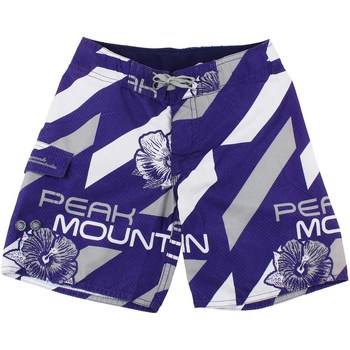 Kleidung Jungen Badeanzug /Badeshorts Peak Mountain Bermuda de bain garçon ECIDJI Violett