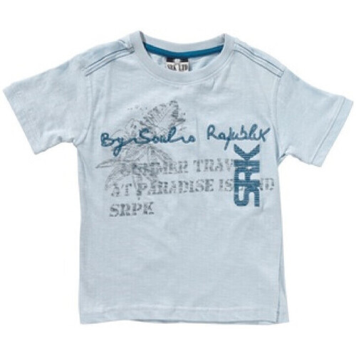 Kleidung Jungen T-Shirts Srk T-shirt manches courtes garçon EROLI Blau