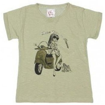 Kleidung Mädchen T-Shirts Miss Girly T-shirt manches courtes fille FADESPOLI Beige