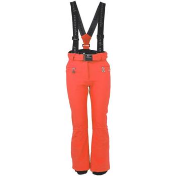Kleidung Mädchen Hosen Peak Mountain Pantalon de ski softshell fille FAFUZZA Orange