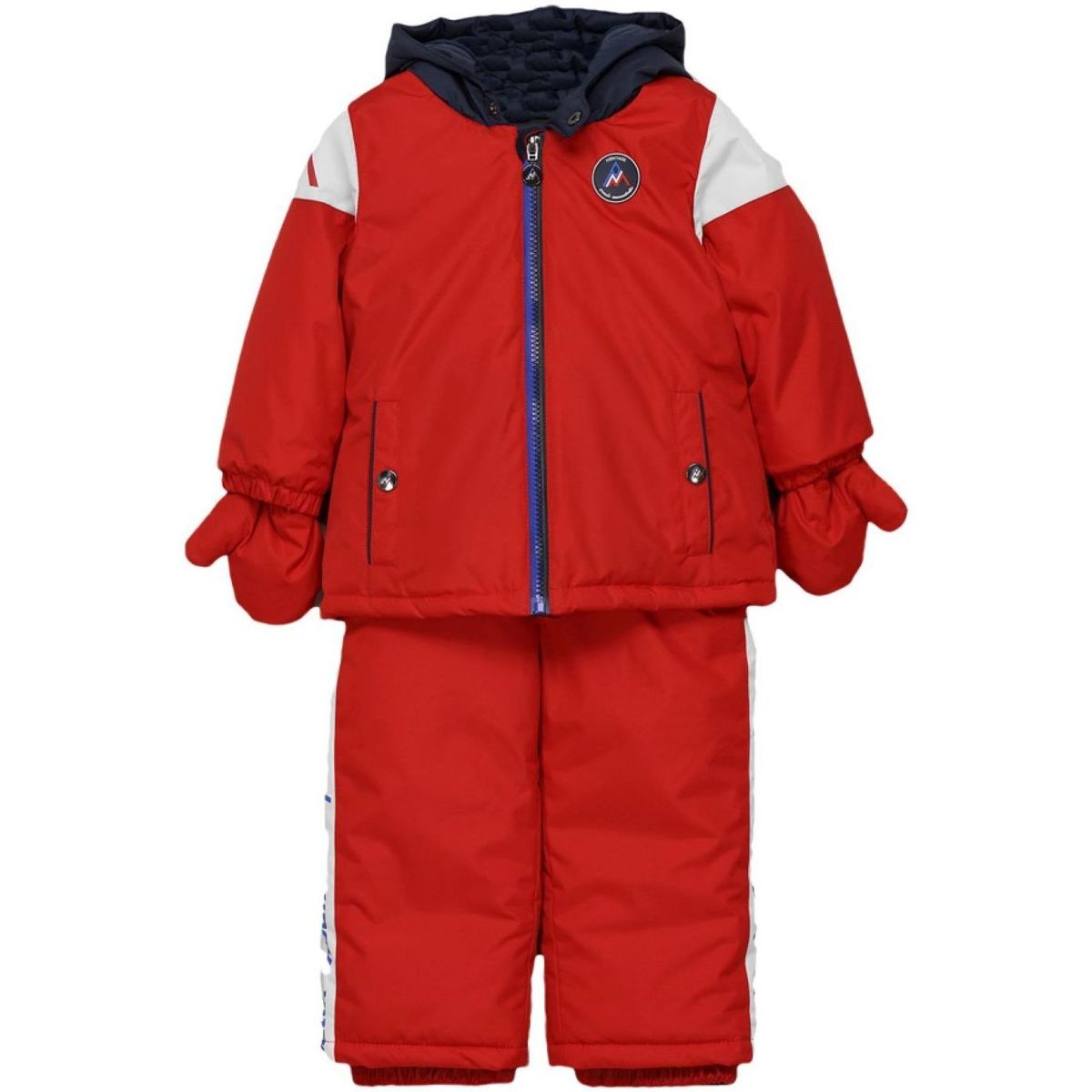Kleidung Kinder Hosen Peak Mountain Ensemble de ski layette MEMONT Rot