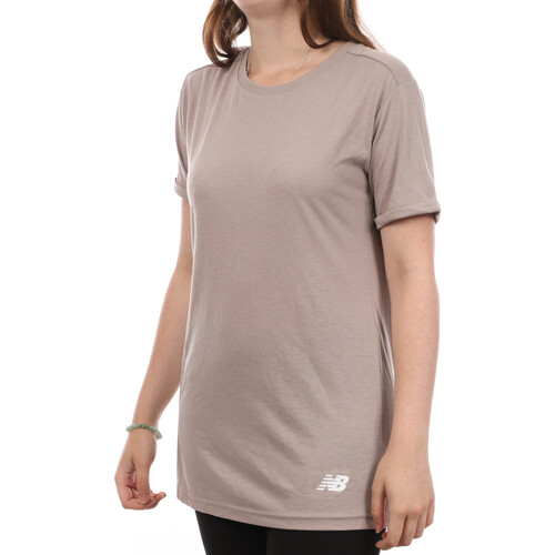 Kleidung Damen T-Shirts & Poloshirts New Balance WT83542-FWT Beige