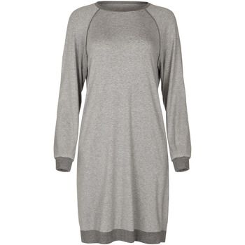 Kleidung Damen Pyjamas/ Nachthemden Lisca Nachthemd mit langen Ärmeln Kelly Grau