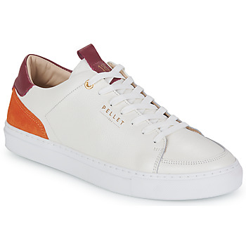 Schuhe Herren Sneaker Low Pellet SIMON Graine / Weiss / Orange