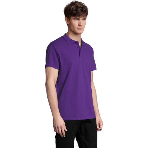 Sols SPRING POLO MANGA CORTA con 100% algodón peinado Bordeaux