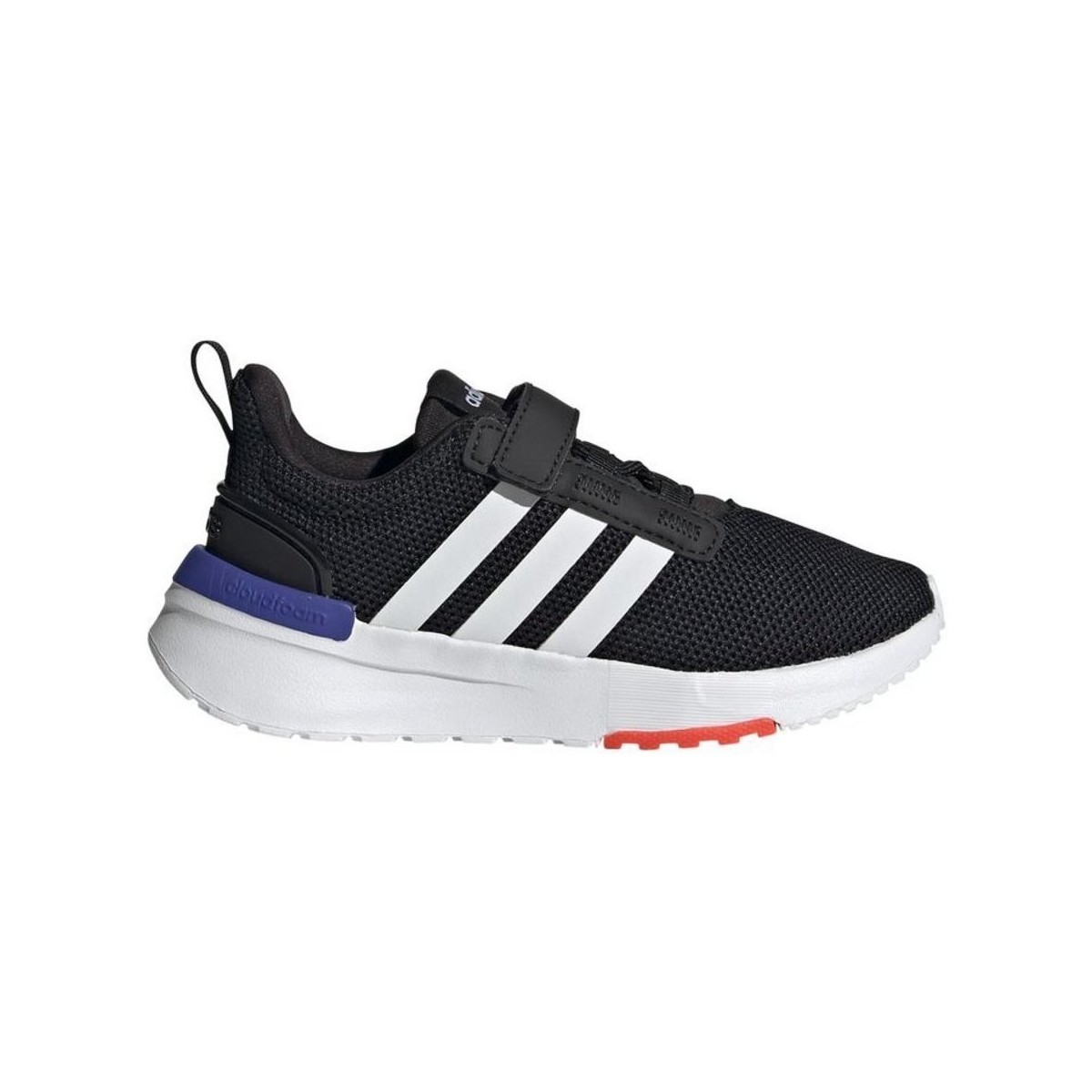 Schuhe Jungen Sneaker Adidas Sportswear Low RACER TR21 C,CBLACK/FTWWHT/SONINK farblos 1075984-000 Schwarz