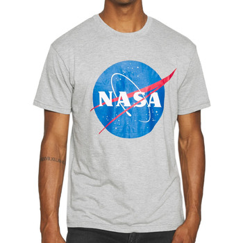 Kleidung Herren T-Shirts Nasa -NASA08T Grau