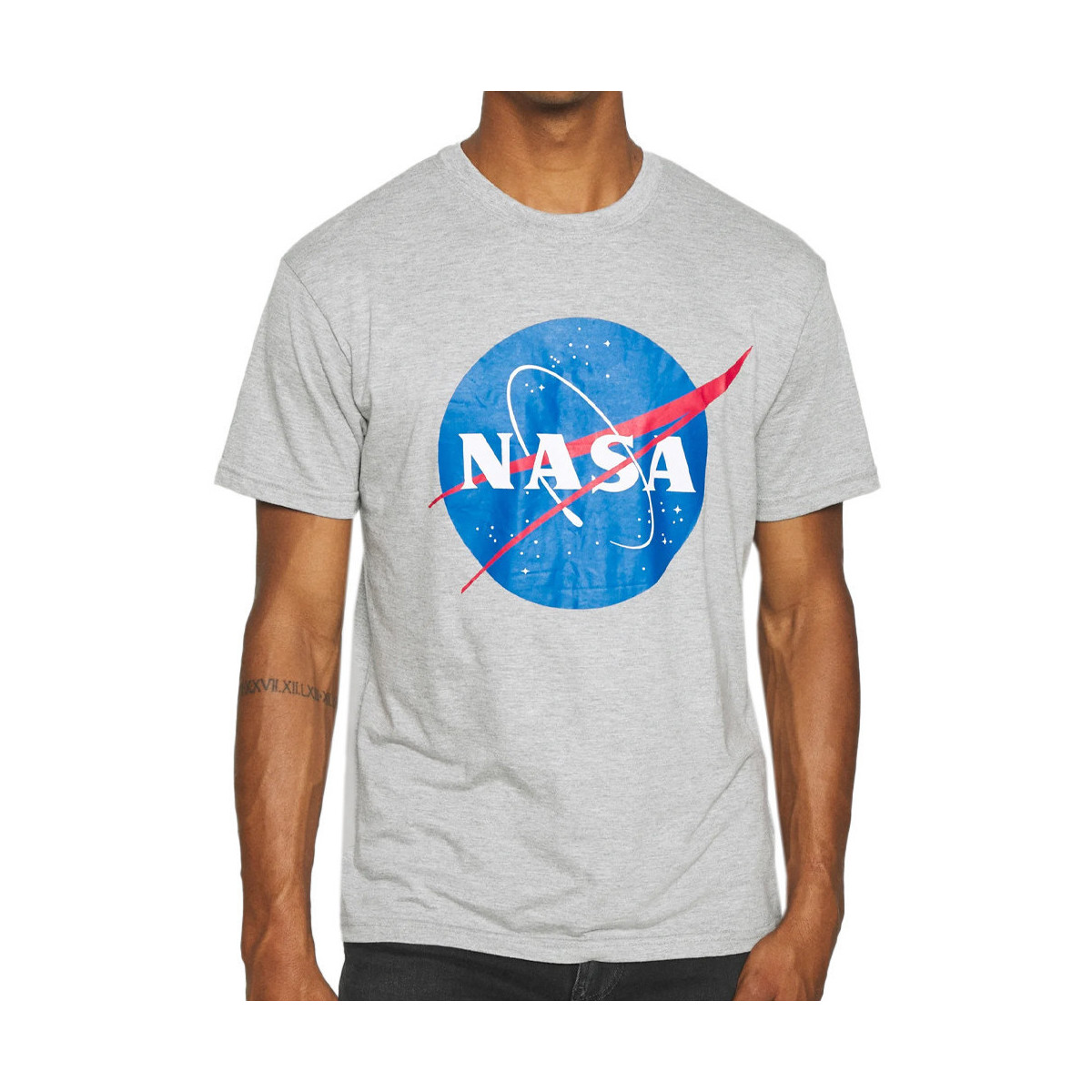 Kleidung Herren T-Shirts & Poloshirts Nasa -NASA08T Grau