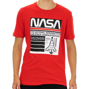 Kleidung Herren T-Shirts Nasa -NASA57T Rot