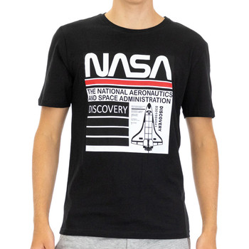 Kleidung Herren T-Shirts Nasa -NASA57T Schwarz