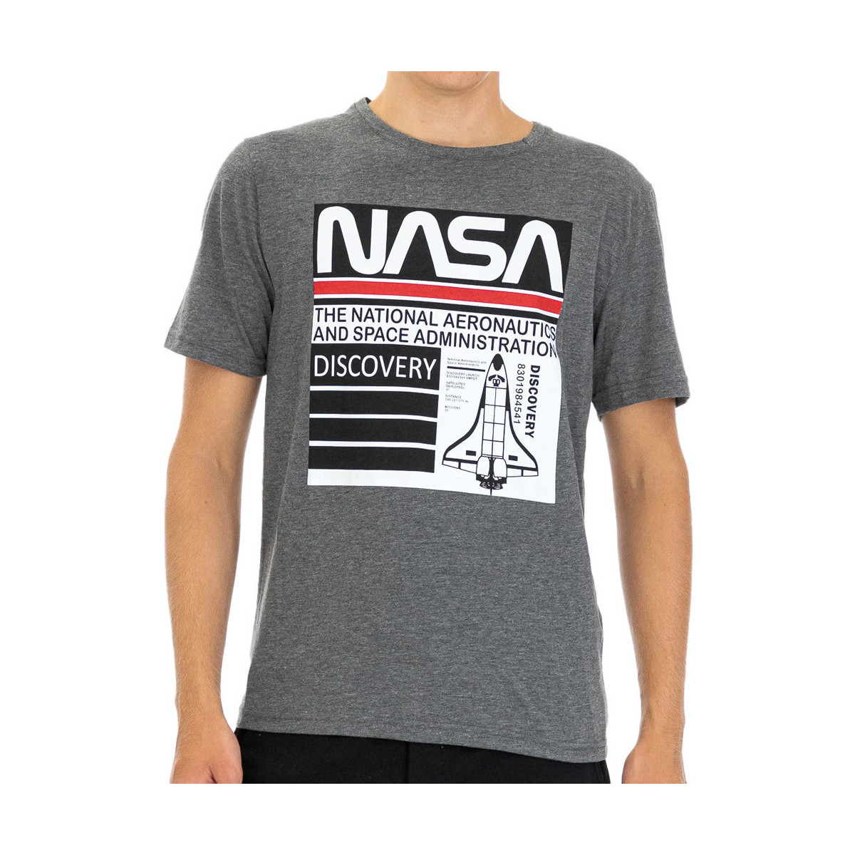Kleidung Herren T-Shirts & Poloshirts Nasa -NASA57T Grau