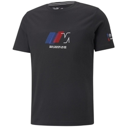Kleidung Herren T-Shirts & Poloshirts Puma FD BMW MMS STM GRF TEE Schwarz
