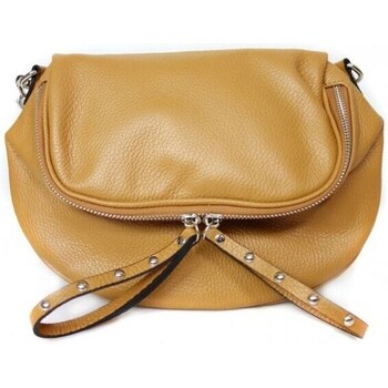Taschen Damen Handtasche Vera Pelle VP591C Orange