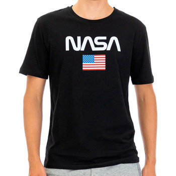 Kleidung Herren T-Shirts Nasa -NASA40T Schwarz