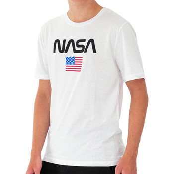 Kleidung Herren T-Shirts Nasa -NASA40T Weiss