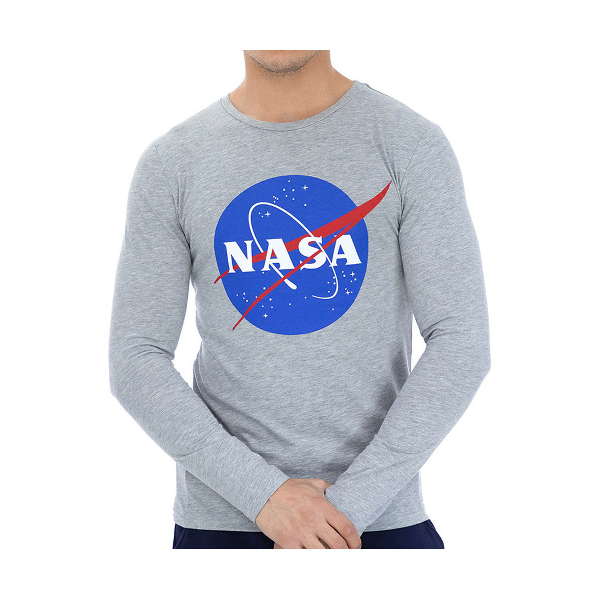 Kleidung Herren T-Shirts & Poloshirts Nasa -NASA10T Grau