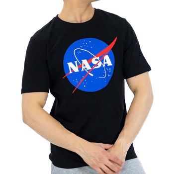 Kleidung Herren T-Shirts Nasa -NASA08T Schwarz