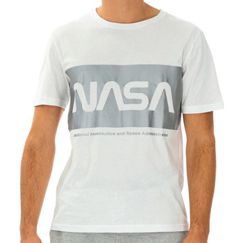 Kleidung Herren T-Shirts Nasa -NASA22T Weiss
