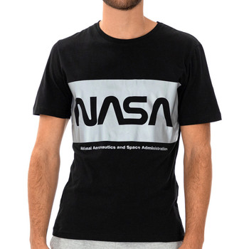 Kleidung Herren T-Shirts Nasa -NASA22T Schwarz
