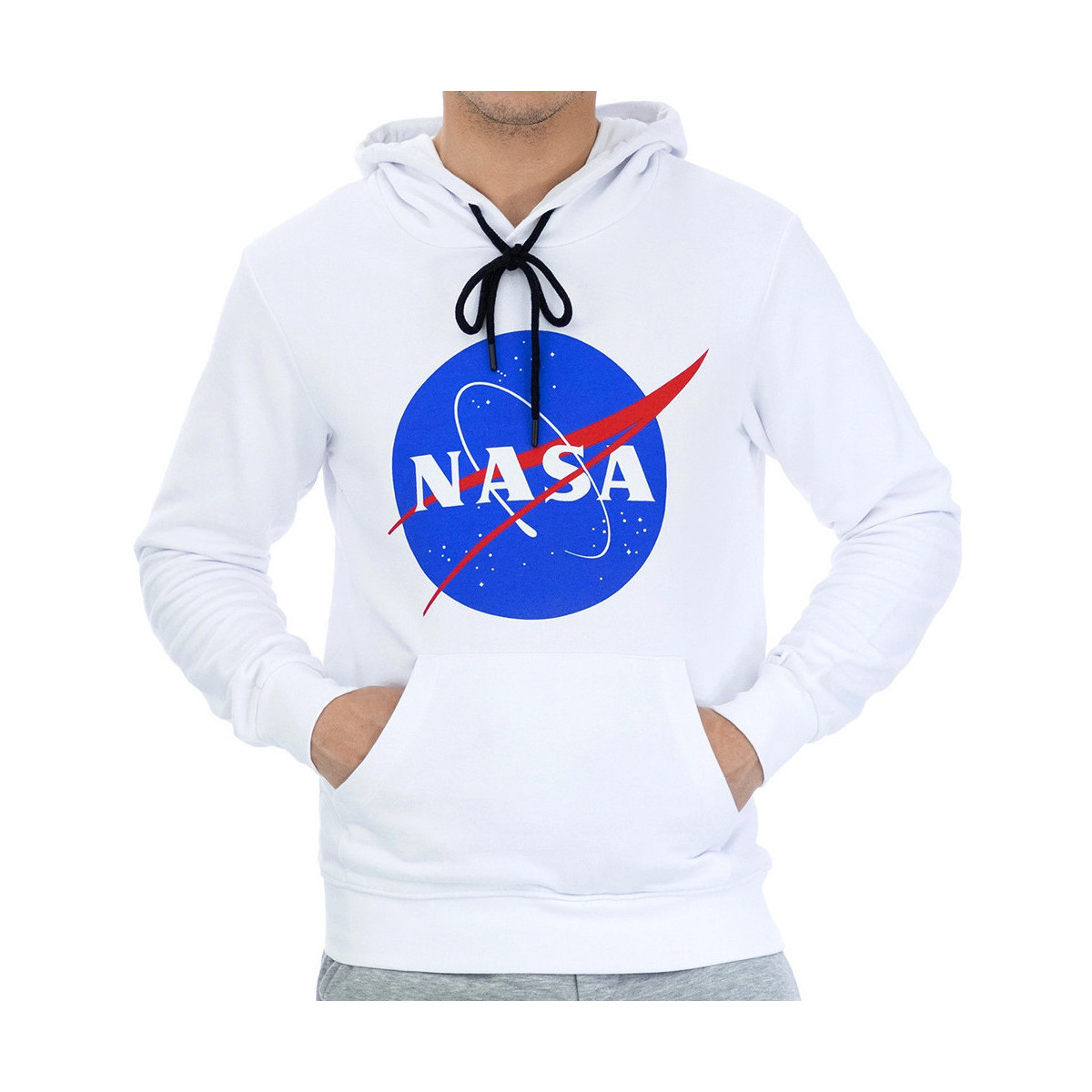 Kleidung Herren Sweatshirts Nasa -NASA51H Weiss
