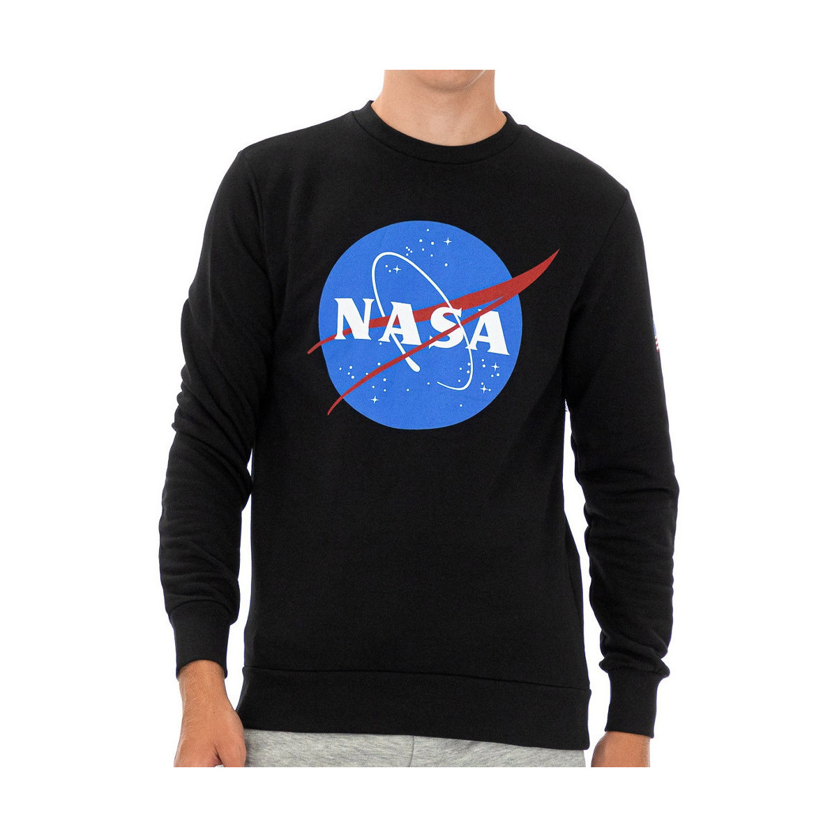 Kleidung Herren Sweatshirts Nasa -NASA50S Schwarz