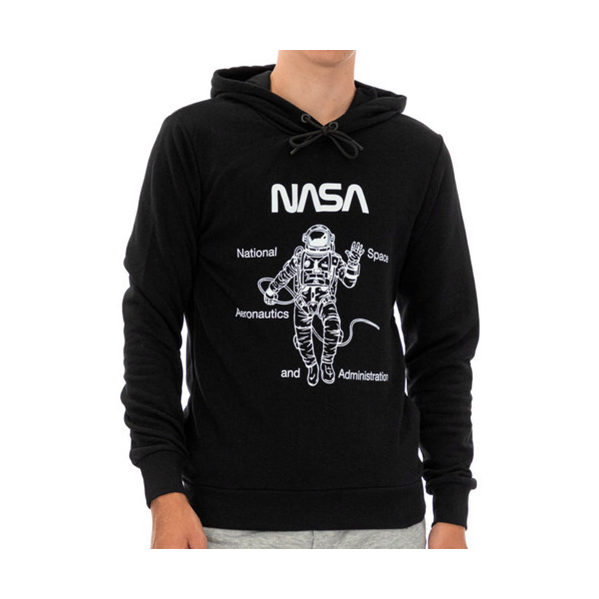 Kleidung Herren Sweatshirts Nasa -NASA65H Schwarz