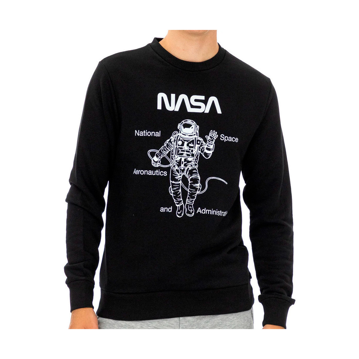 Kleidung Herren Sweatshirts Nasa -NASA64S Schwarz
