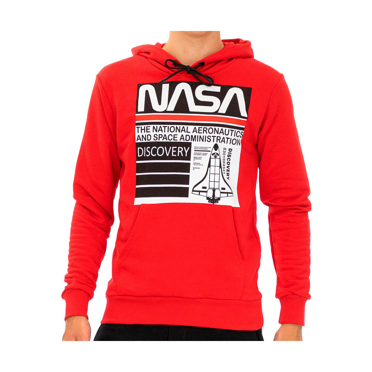 Kleidung Herren Sweatshirts Nasa -NASA59H Rot